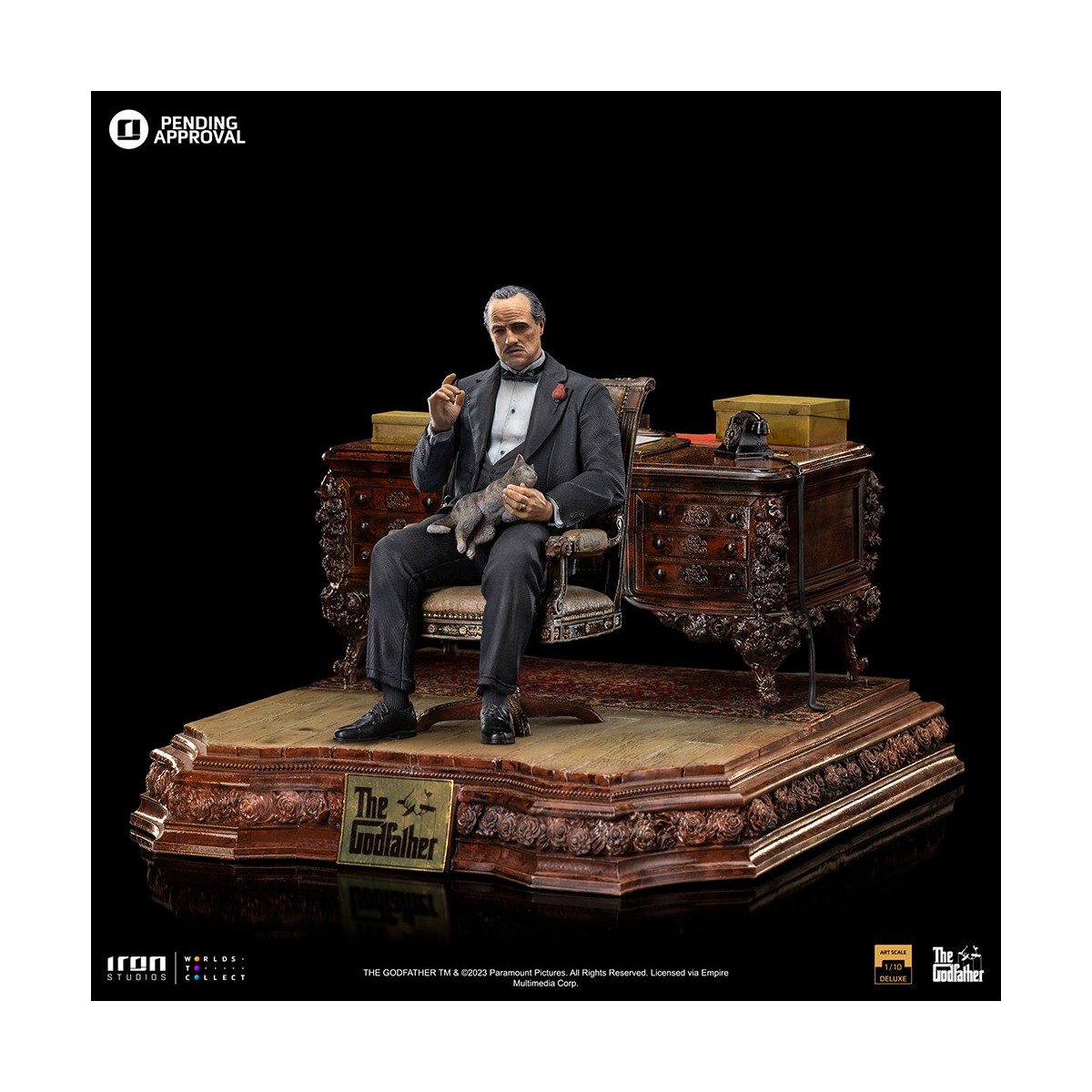 Iron Studios - El Padrino - Don Vito Corleone 1/10 Deluxe Art Scale