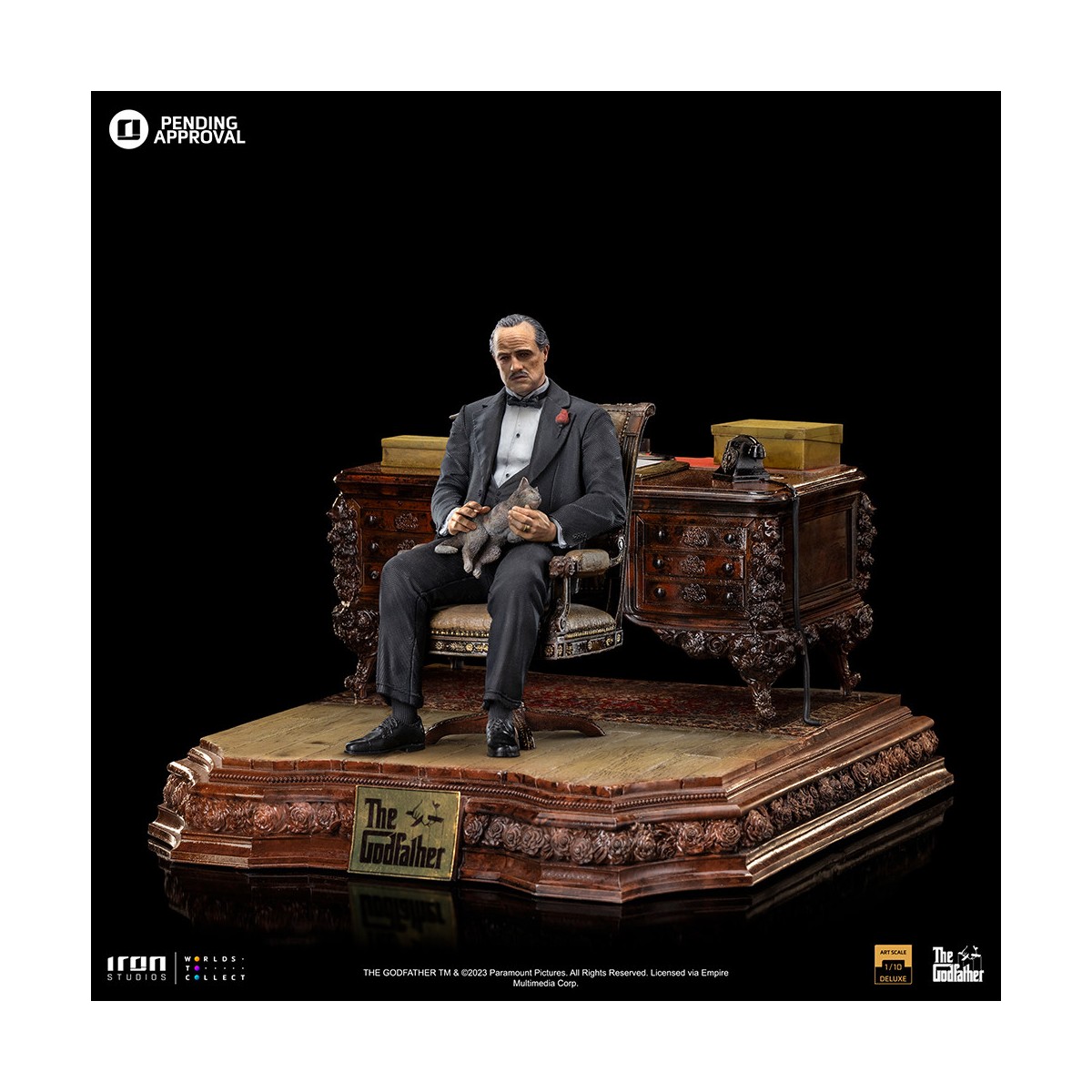 Iron Studios - El Padrino - Don Vito Corleone 1/10 Deluxe Art Scale