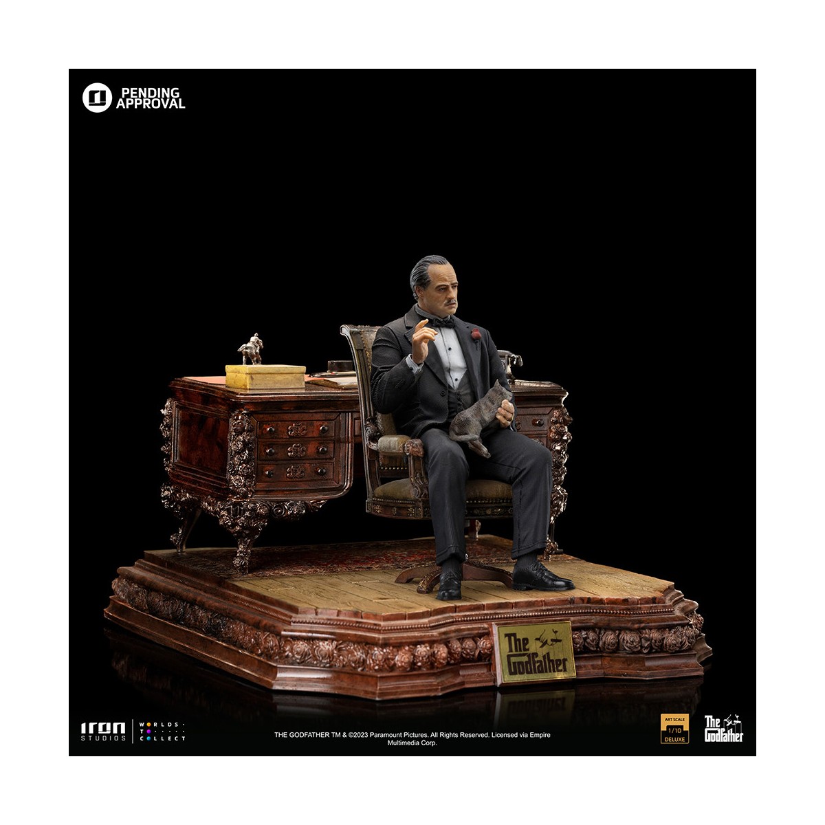 Iron Studios - El Padrino - Don Vito Corleone 1/10 Deluxe Art Scale