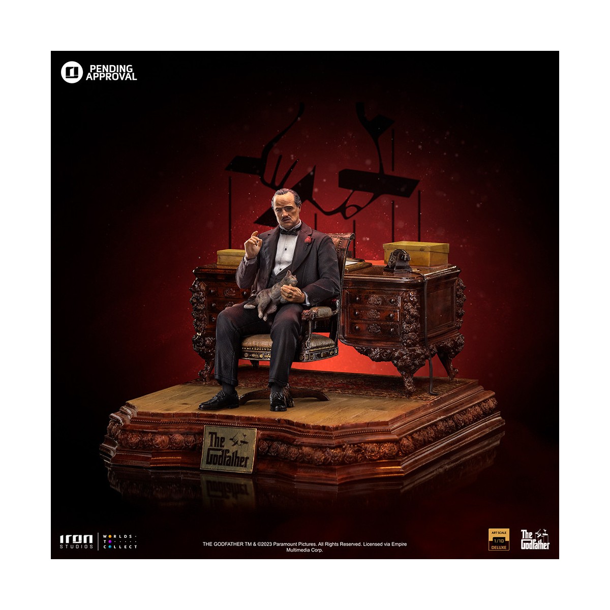 Iron Studios - El Padrino - Don Vito Corleone 1/10 Deluxe Art Scale