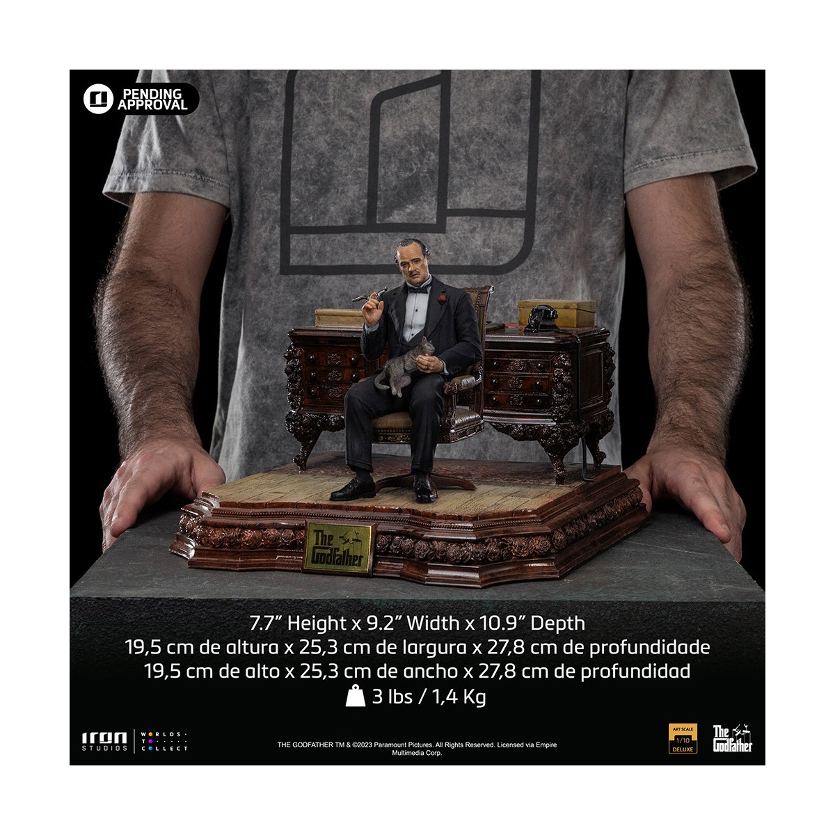 Iron Studios - El Padrino - Don Vito Corleone 1/10 Deluxe Art Scale