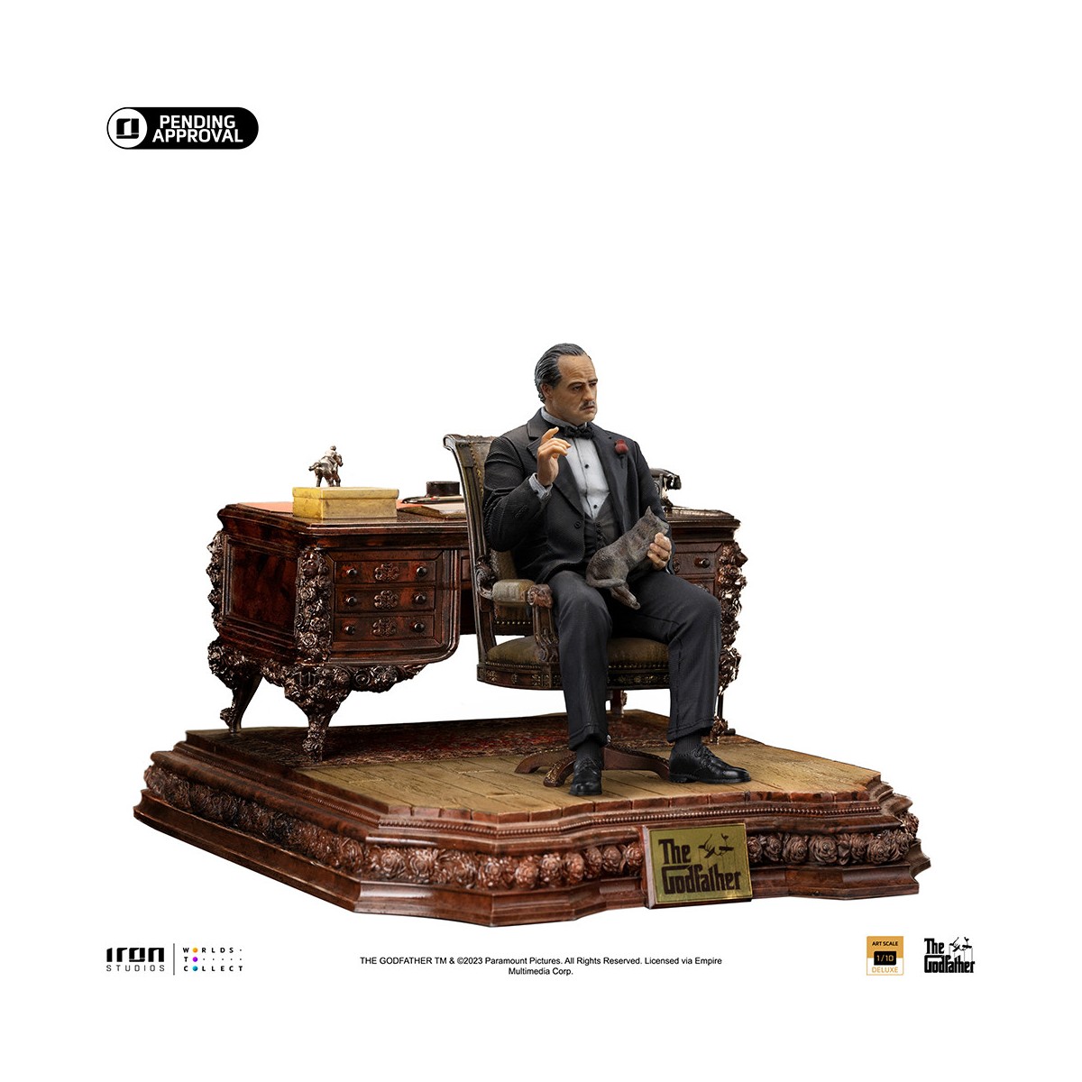 Iron Studios - El Padrino - Don Vito Corleone 1/10 Deluxe Art Scale