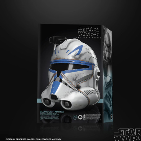 Casco electrónico Hasbro Star Wars Capitán Clon Rex - Ahsoka