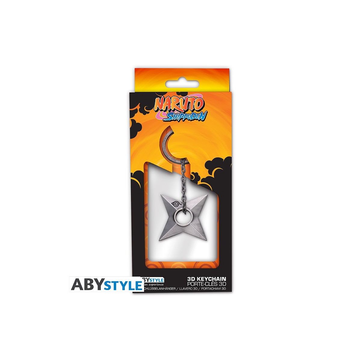 ABYstyle NARUTO SHIPPUDEN - "Shuriken Konoha" 3D llavero