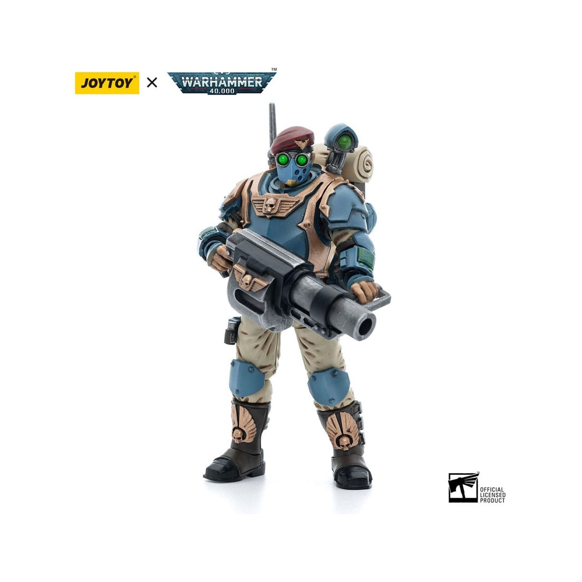 JoyToy Space Marines - Astra Militarum Tempestus - Escuadra Scions 55Th Kappic Eagles Grenadier 1/18 - Warhammer 40K