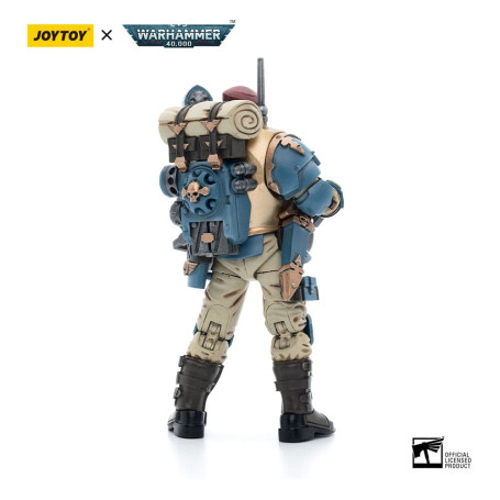 JoyToy Space Marines - Astra Militarum Tempestus - Escuadra Scions 55Th Kappic Eagles Grenadier 1/18 - Warhammer 40K