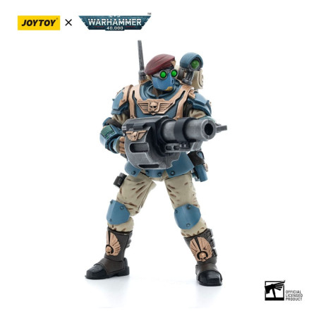 JoyToy Space Marines - Astra Militarum Tempestus - Escuadra Scions 55Th Kappic Eagles Grenadier 1/18 - Warhammer 40K