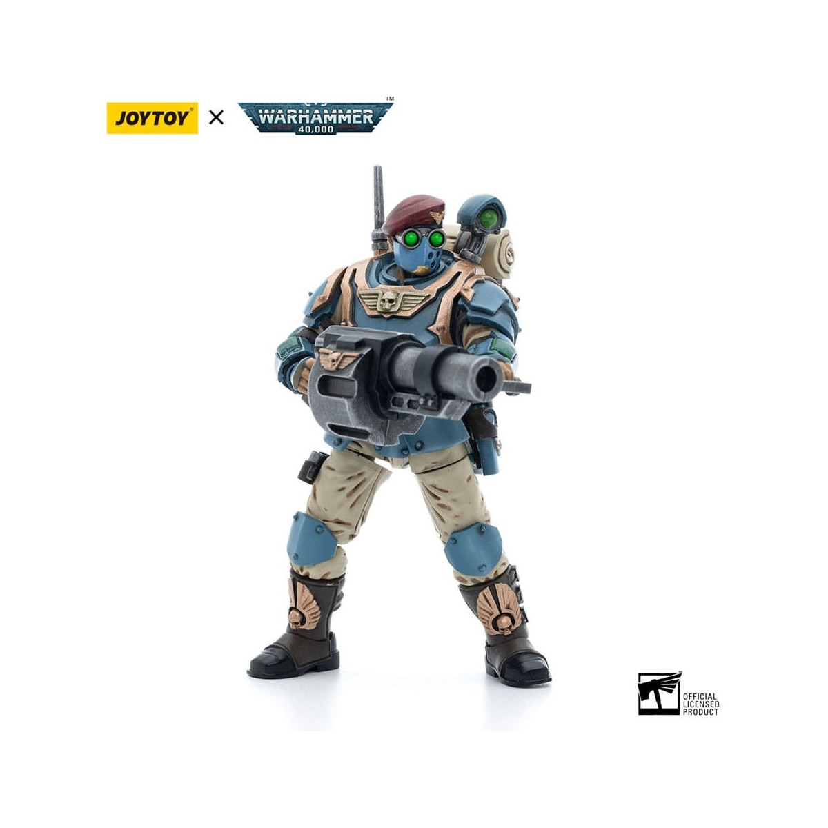 JoyToy Space Marines - Astra Militarum Tempestus - Escuadra Scions 55Th Kappic Eagles Grenadier 1/18 - Warhammer 40K