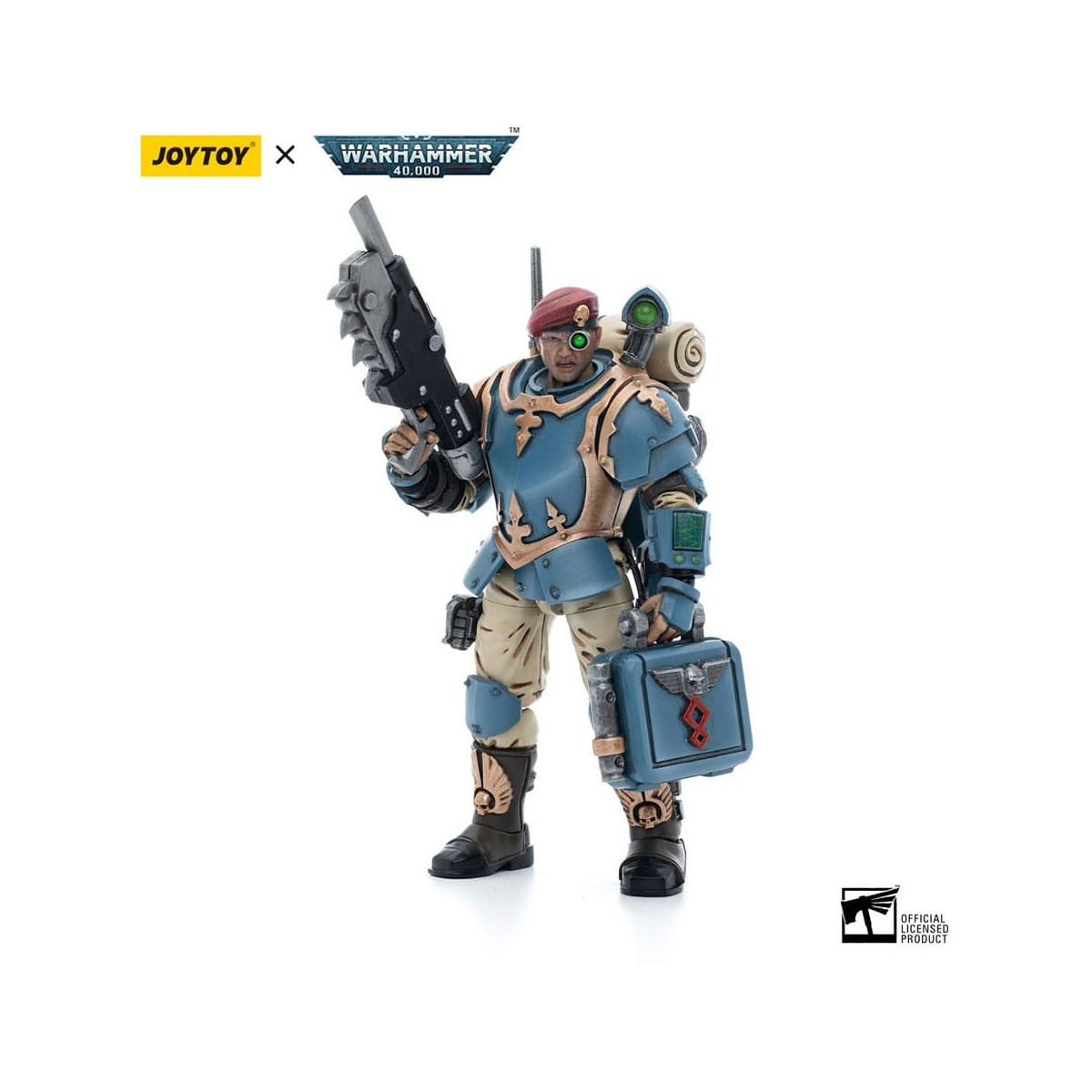 JoyToy Space Marines - Astra Militarum Tempestus - Escuadra Scions 55Th Kappic Eagles Medic 1/18 - Warhammer 40K