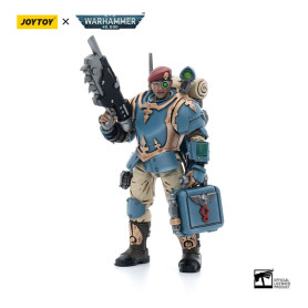 JoyToy Space Marines - Astra Militarum Tempestus - Escuadra Scions 55Th Kappic Eagles Medic 1/18 - Warhammer 40K