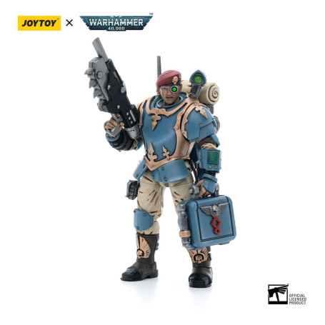 JoyToy Space Marines - Astra Militarum Tempestus - Escuadra Scions 55Th Kappic Eagles Medic 1/18 - Warhammer 40K