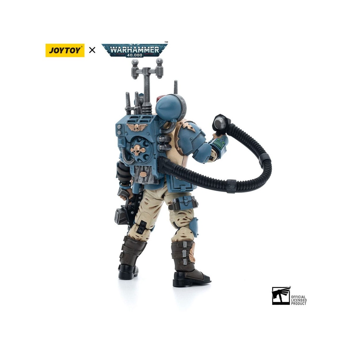 JoyToy Space Marines - Astra Militarum Tempestus - Escuadra Scions 55Th Kappic Eagles Vox Operator 1/18 - Warhammer 40K