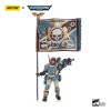 JoyToy Space Marines - Astra Militarum Tempestus - Escuadra Scions 55Th Kappic Eagles Portaestandarte 1/18 - Warhammer 40K