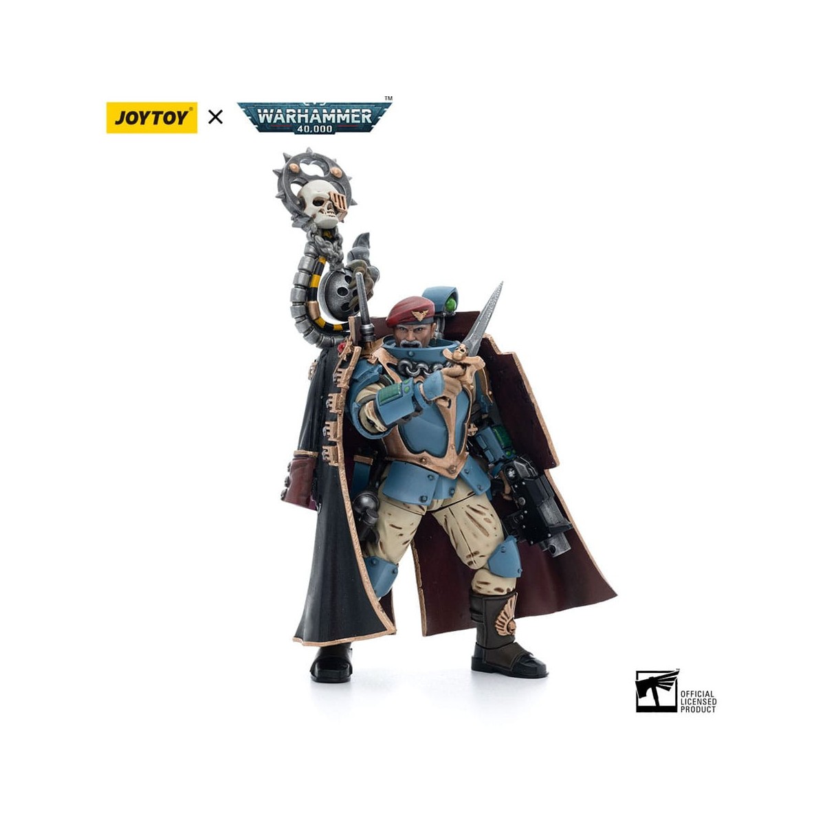 JoyToy Space Marines - Astra Militarum Tempestus - Escuadra Scions 55Th Kappic Eagles Tempestor Prime 1/18 - Warhammer 40K