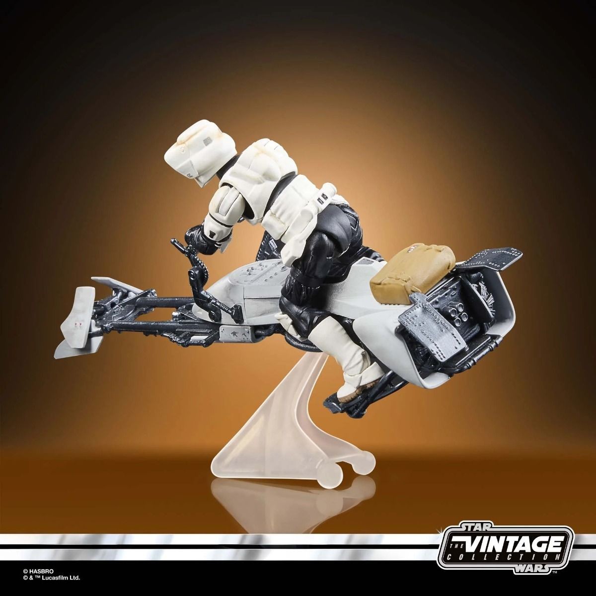 Hasbro - Star Wars La Colección Vintage - Speeder Bike, Scout Trooper y Grogu - El Mandaloriano