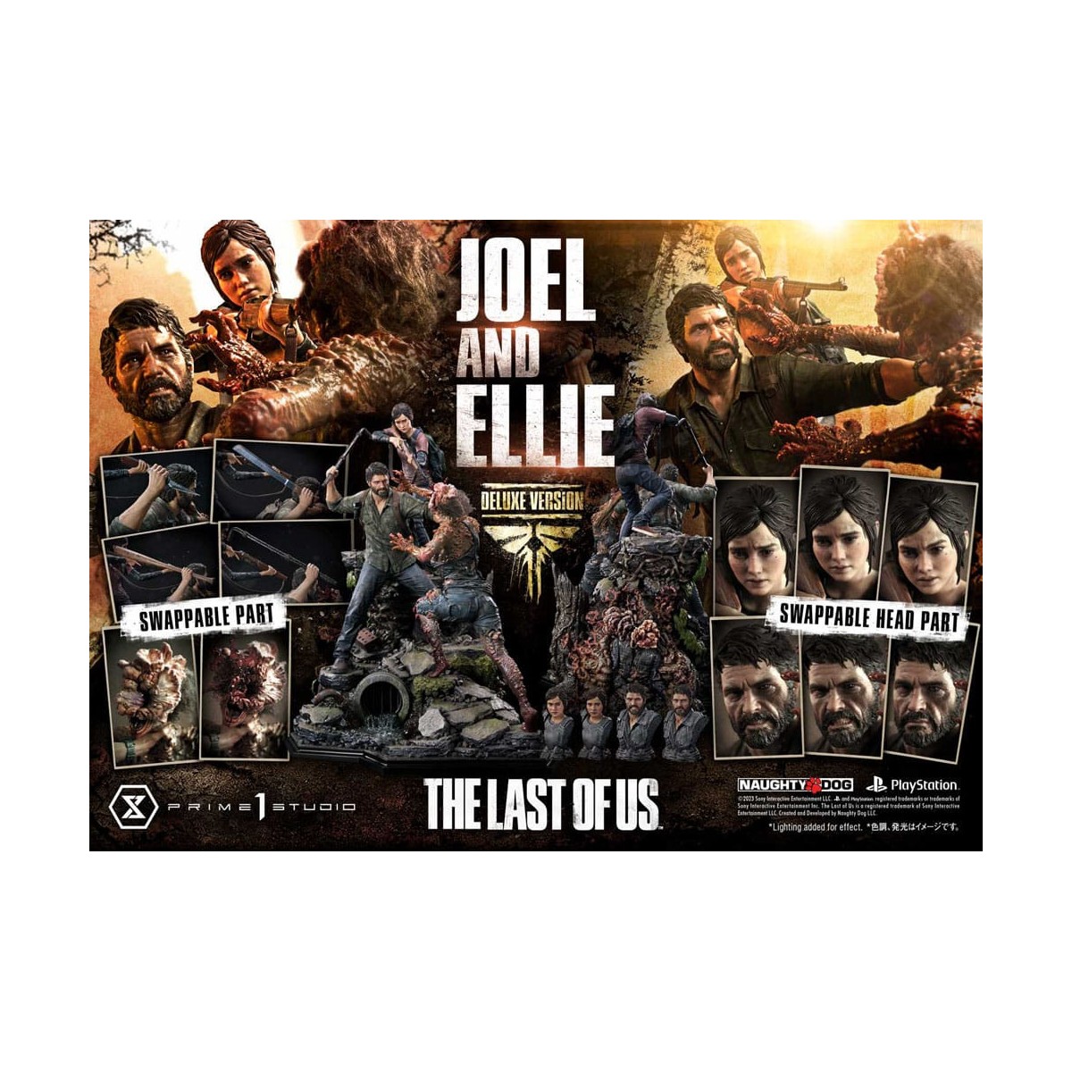 Prime 1 - Joel & Ellie Deluxe Bonus Version (The Last of Us Part I) 1/4 Ultimate Premium Masterline Series