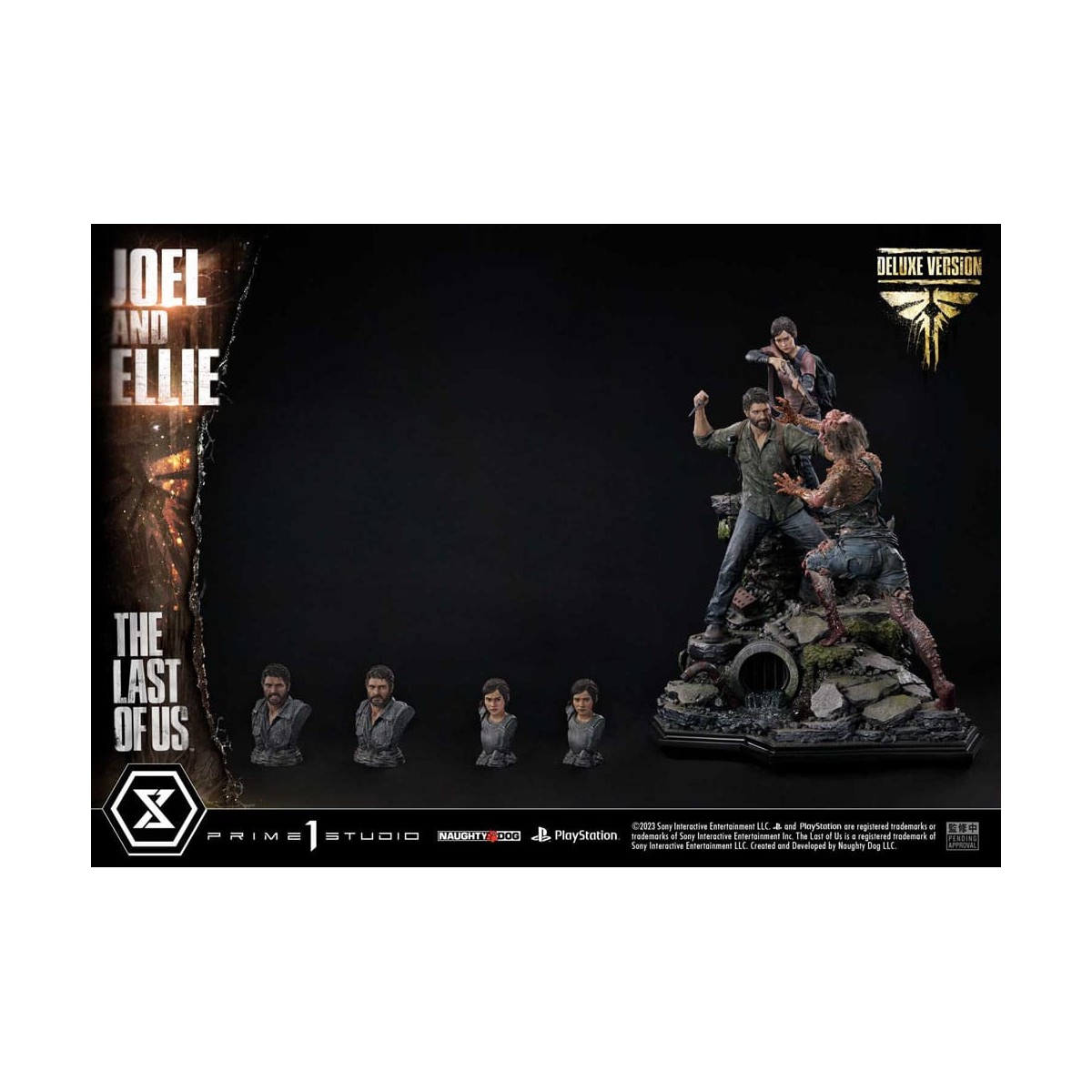 Prime 1 - Joel & Ellie Deluxe Bonus Version (The Last of Us Part I) 1/4 Ultimate Premium Masterline Series