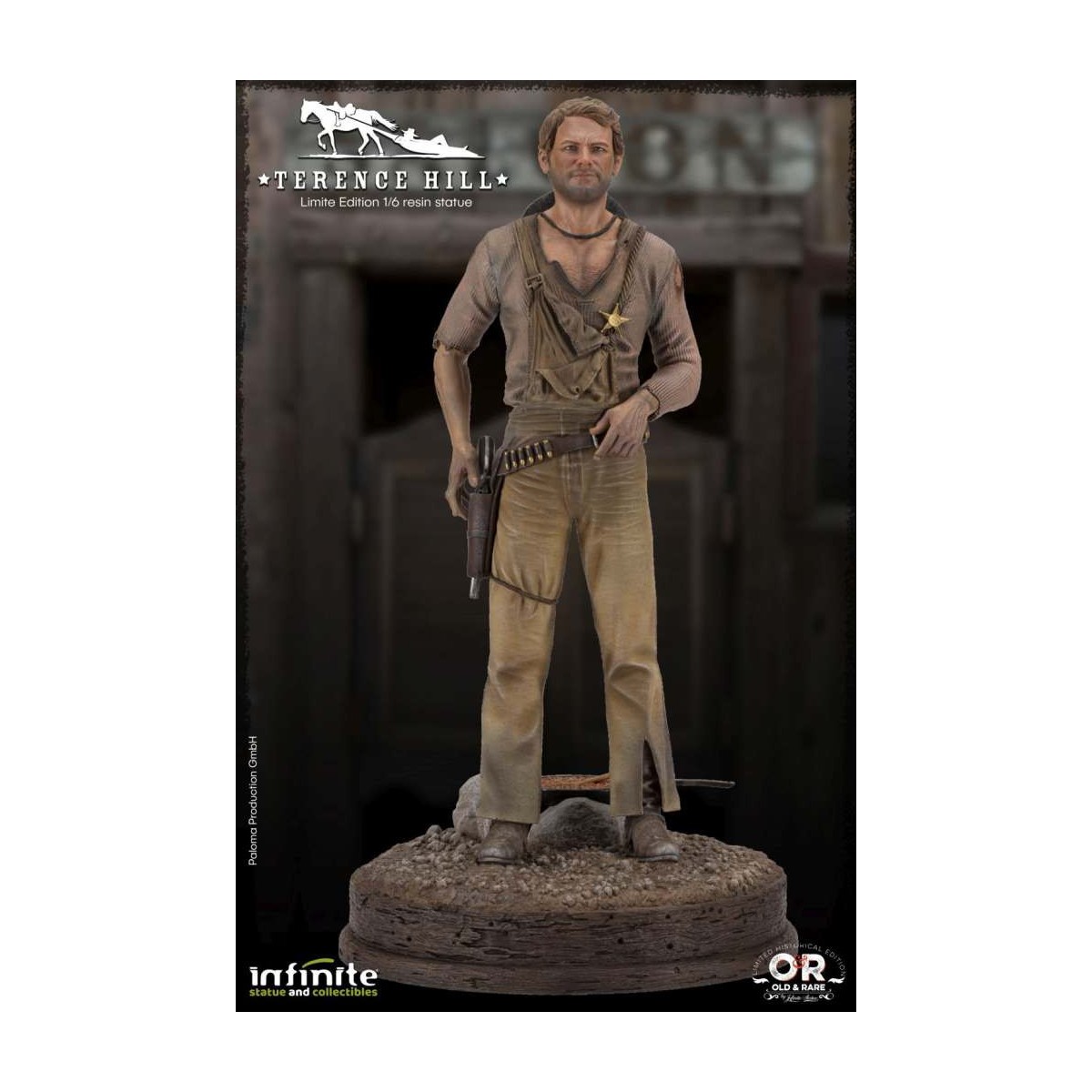 Infinite Statue - Terence hill - OLD&RARE 1/6 Estatua de Resina