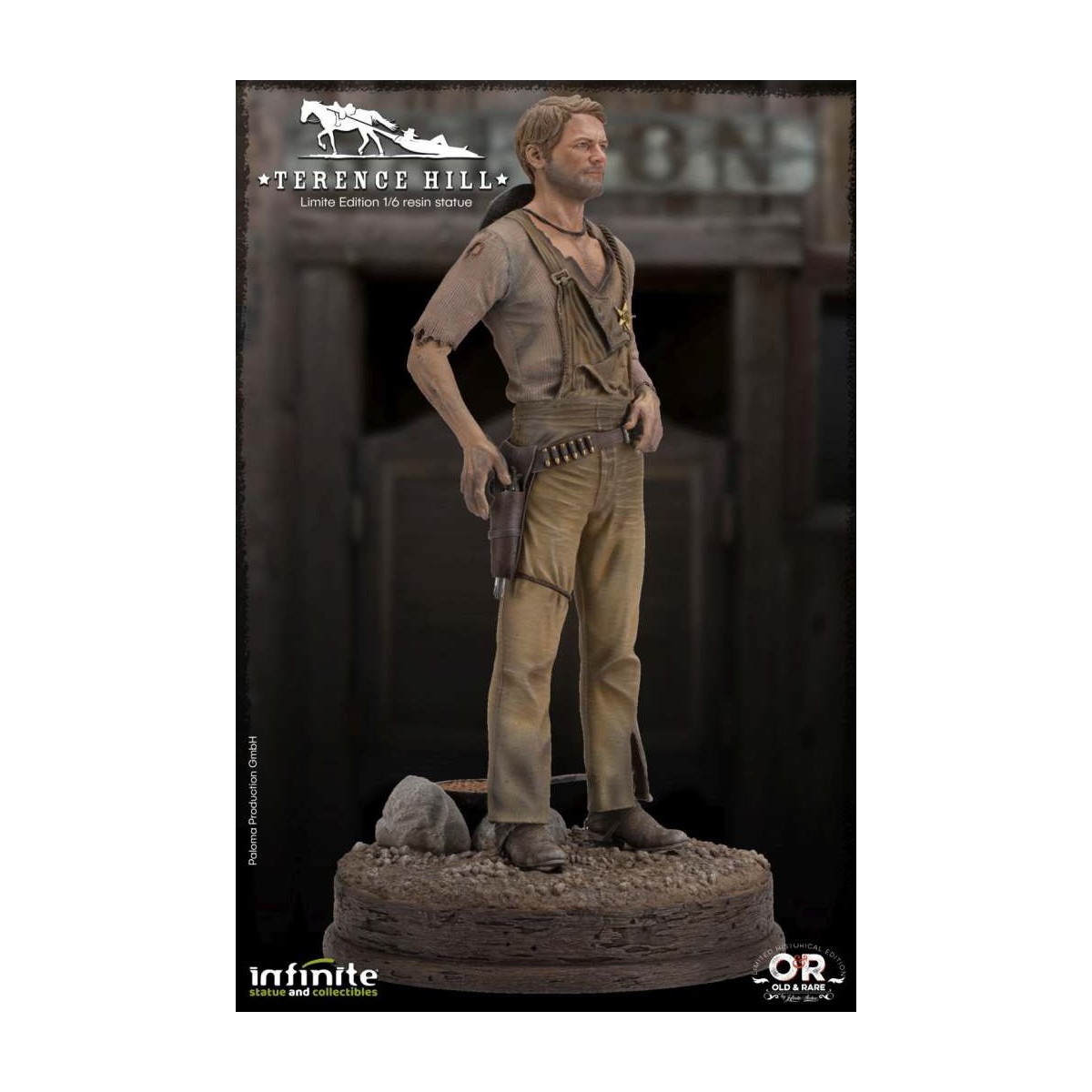 Infinite Statue - Terence hill - OLD&RARE 1/6 Estatua de Resina