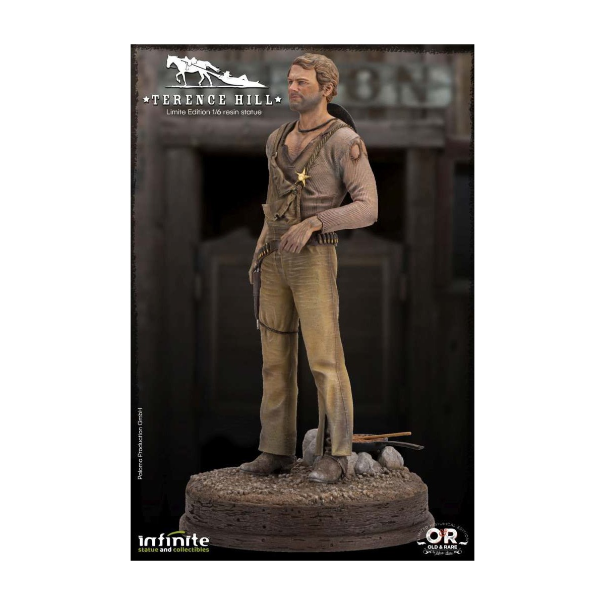 Infinite Statue - Terence hill - OLD&RARE 1/6 Estatua de Resina