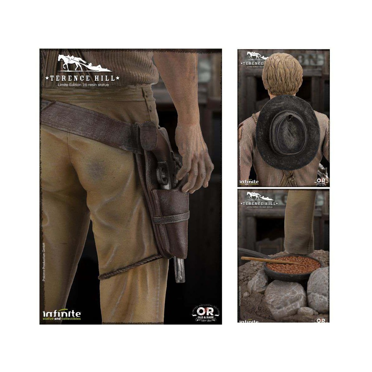Infinite Statue - Terence hill - OLD&RARE 1/6 Estatua de Resina