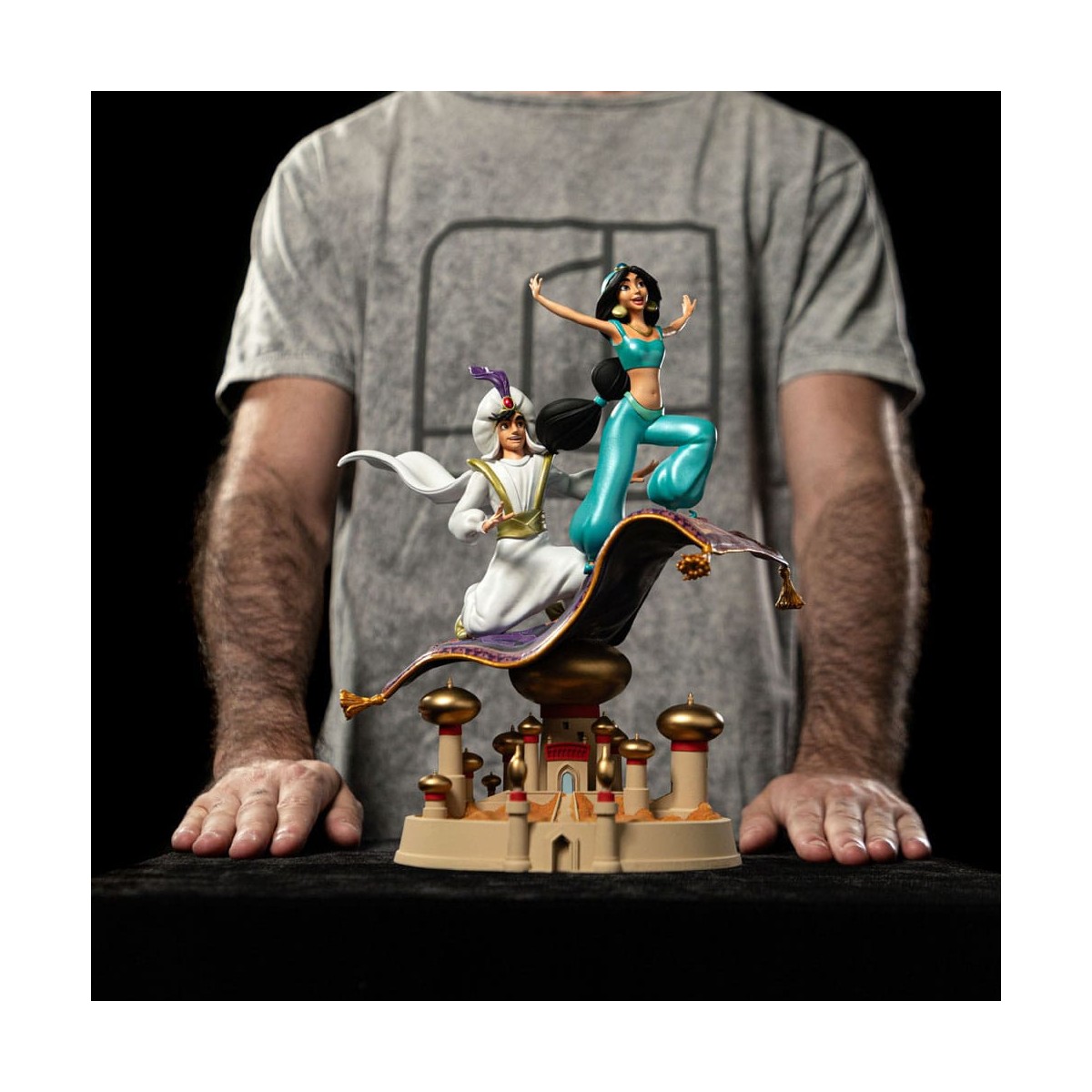 Iron Studios Disney Classics - Aladdin y Jasmine BDS Art Escala 1/10