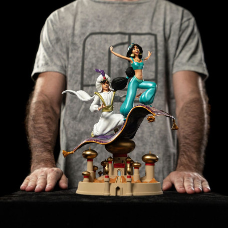 Iron Studios Disney Classics - Aladdin y Jasmine BDS Art Escala 1/10