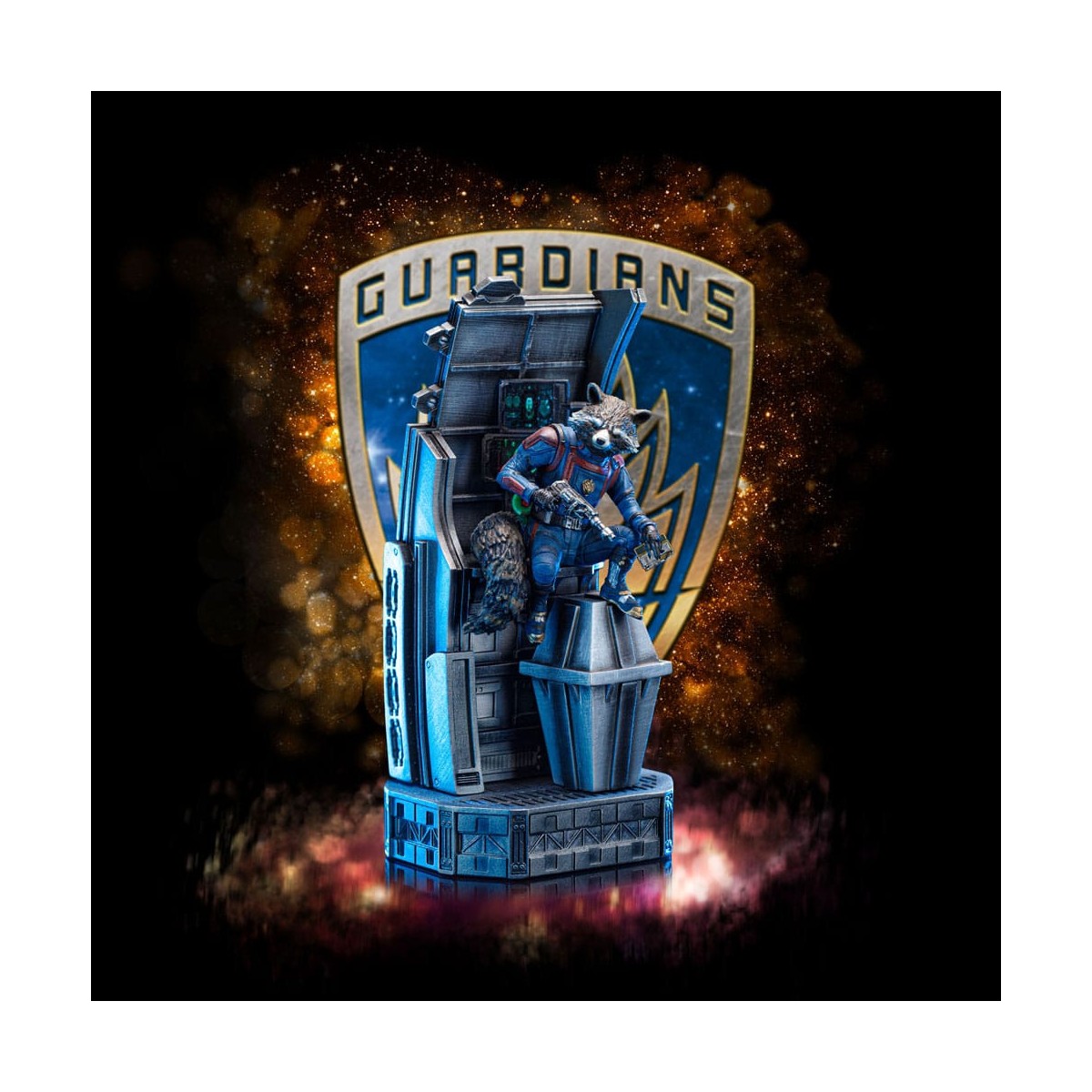 Iron Studios - Guardianes de la Galaxia Vol. 3 - ROCKET RACOON BDS Art Scale 1/10
