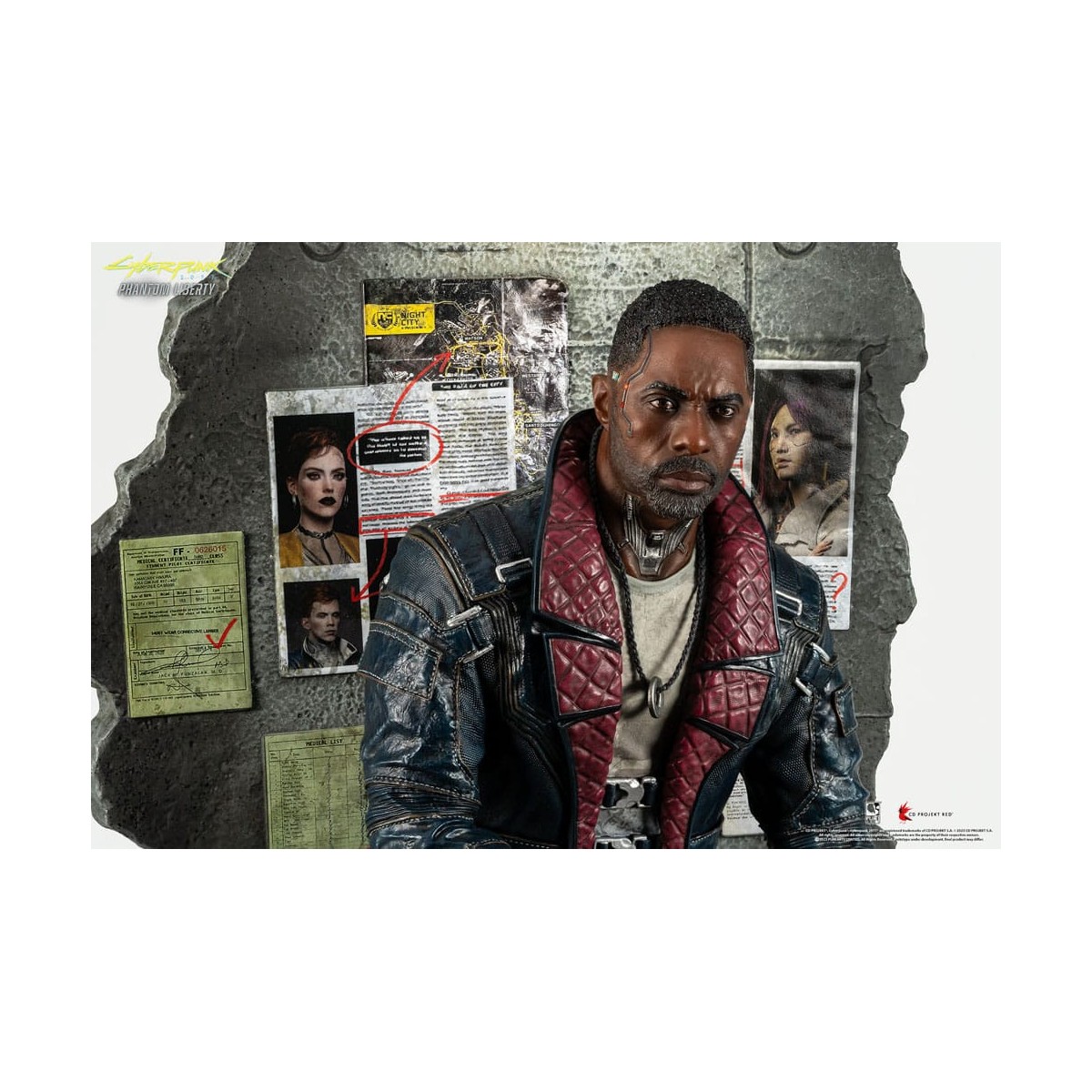 Pure Arts - Solomon Reed 1/4 Estatua Exclusiva - Cyberpunk 2077 Phantom Liberty