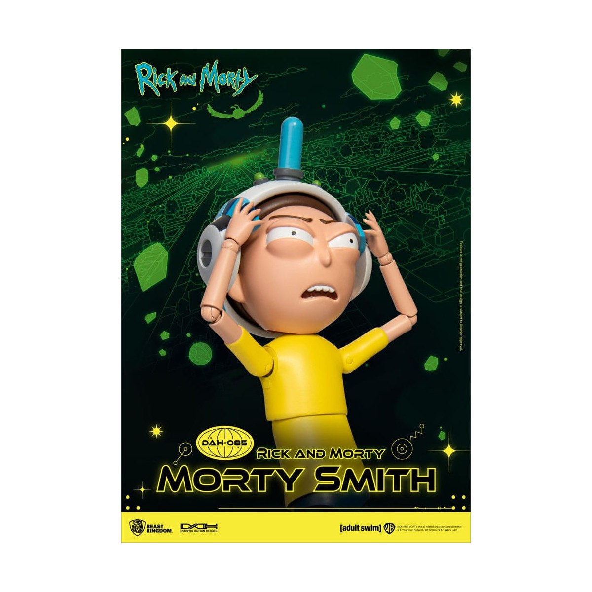 Beast Kingdom - Rick y Morty - Morty Smith Héroes de Acción Dinámica