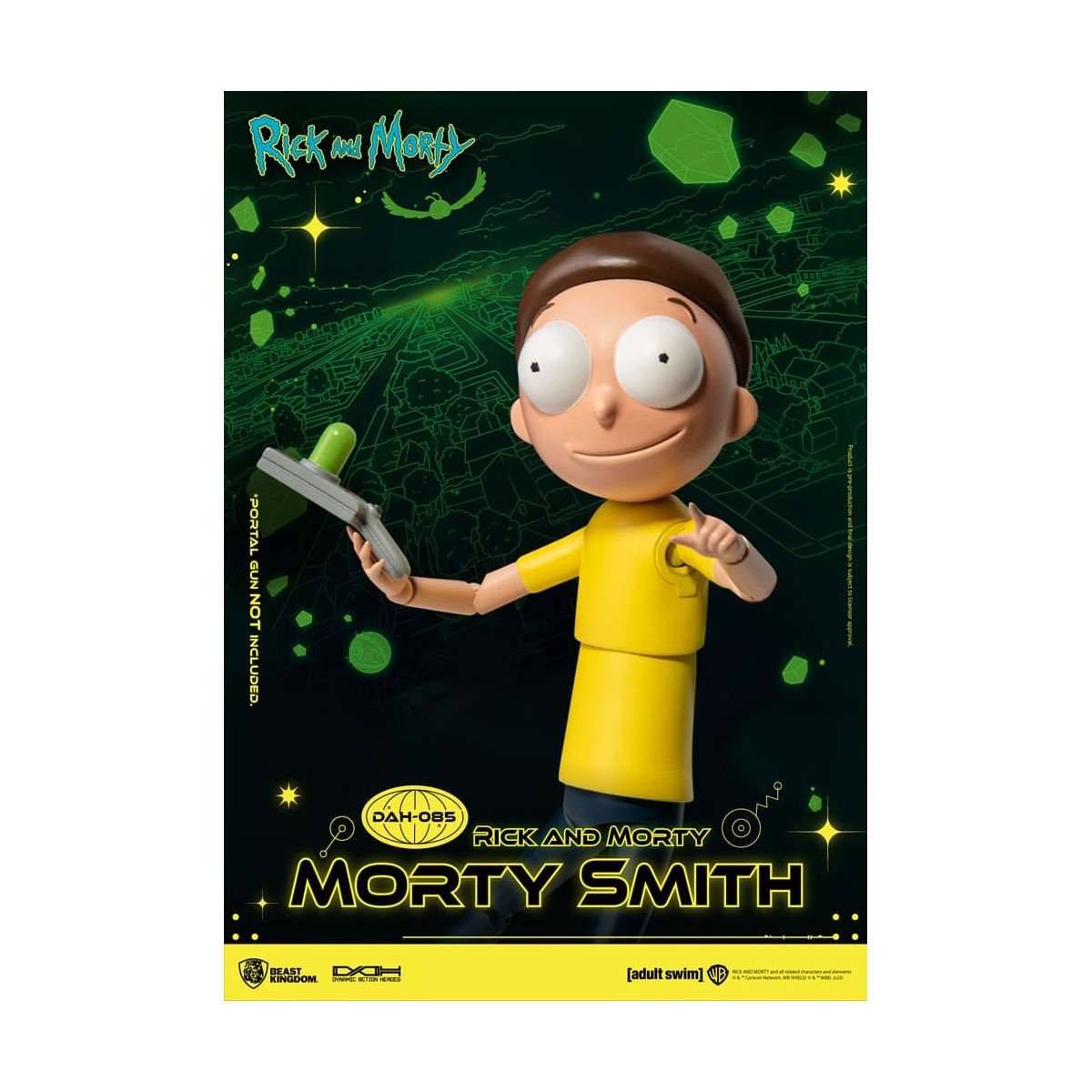 Beast Kingdom - Rick y Morty - Morty Smith Héroes de Acción Dinámica