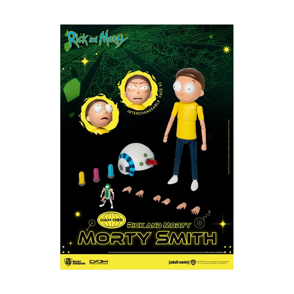 Beast Kingdom - Rick y Morty - Morty Smith Héroes de Acción Dinámica