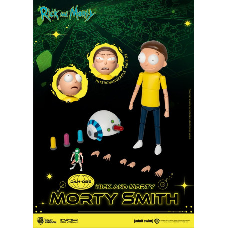Beast Kingdom - Rick y Morty - Morty Smith Héroes de Acción Dinámica