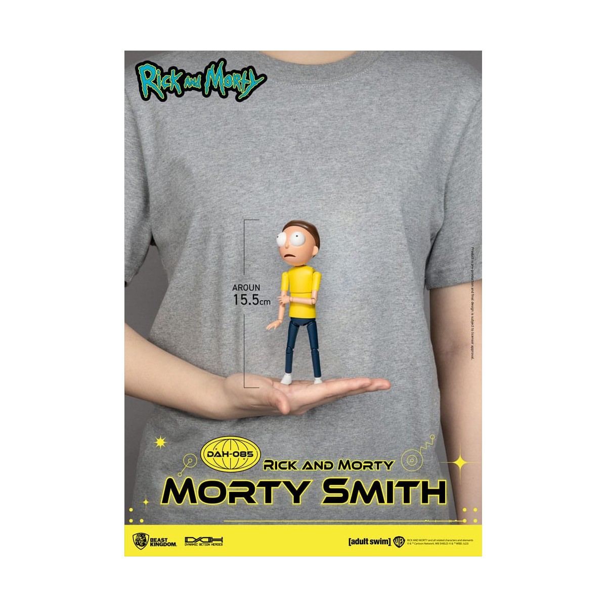 Beast Kingdom - Rick y Morty - Morty Smith Héroes de Acción Dinámica