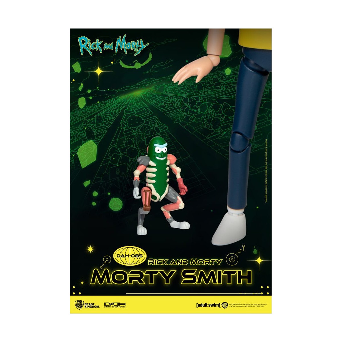 Beast Kingdom - Rick y Morty - Morty Smith Héroes de Acción Dinámica