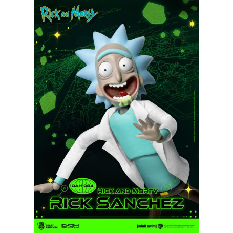 Beast Kingdom - Rick y Morty - Rick Sanchez Héroes de Acción Dinámica