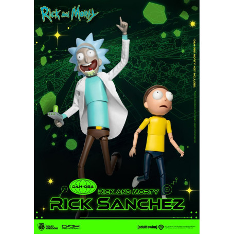 Beast Kingdom - Rick y Morty - Rick Sanchez Héroes de Acción Dinámica