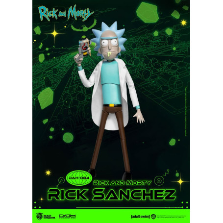 Beast Kingdom - Rick y Morty - Rick Sanchez Héroes de Acción Dinámica