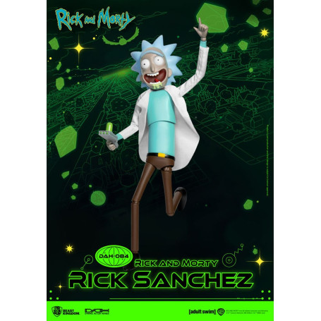 Beast Kingdom - Rick y Morty - Rick Sanchez Héroes de Acción Dinámica