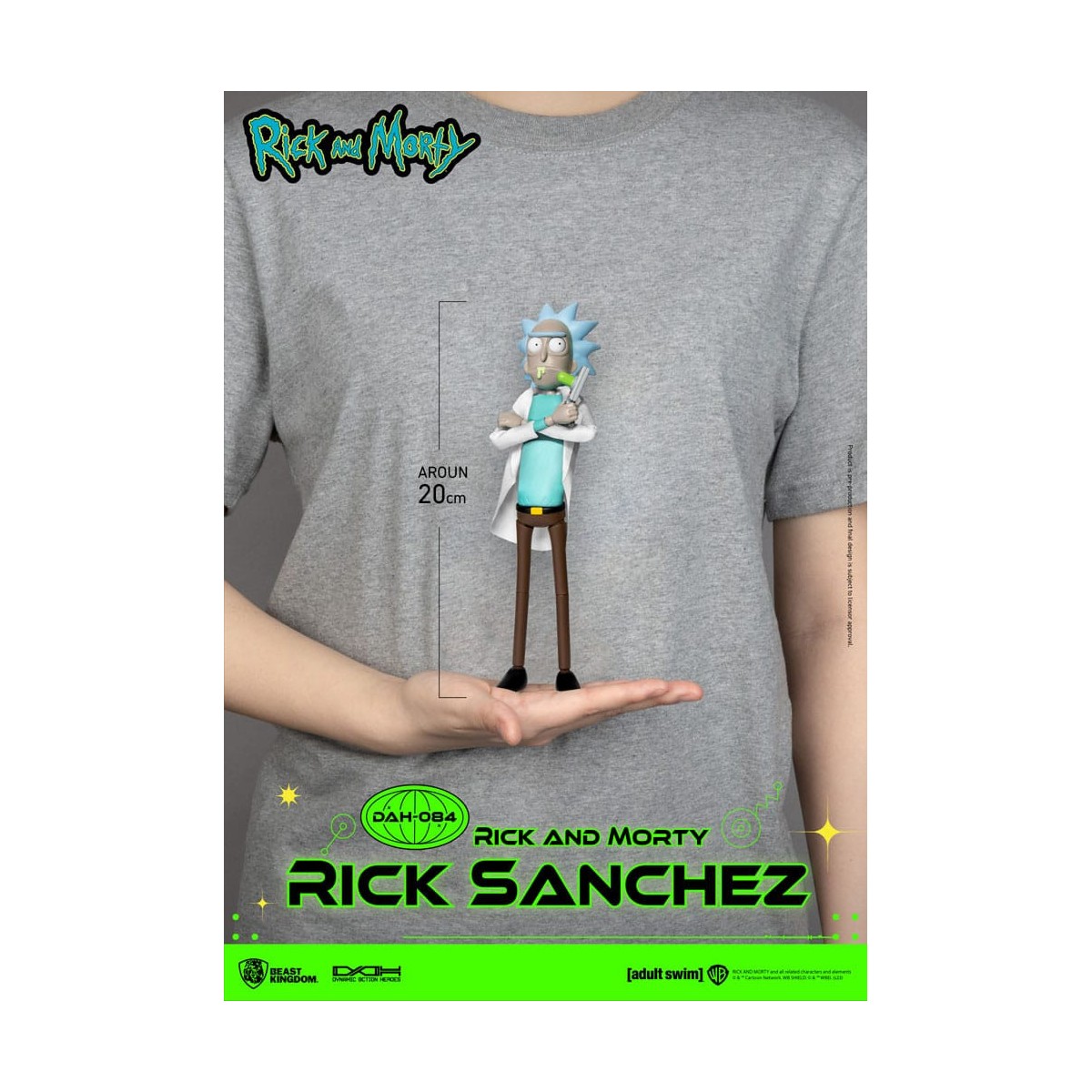 Beast Kingdom - Rick y Morty - Rick Sanchez Héroes de Acción Dinámica