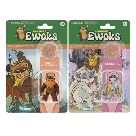 Hasbro - Star Wars La Colección Vintage - Pack de 2 Wicket W. Warrick y Kneesaa - Ewoks