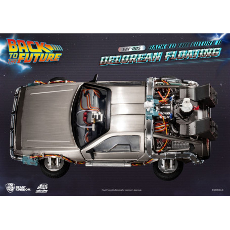 Beast Kingdom - Ataque al huevo flotante Regreso al futuro II DeLorean Versión estándar