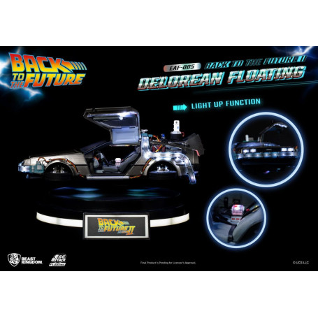 Beast Kingdom - Ataque al huevo flotante Regreso al futuro II DeLorean Versión estándar