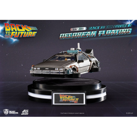 Beast Kingdom - Ataque al huevo flotante Regreso al futuro II DeLorean Versión estándar