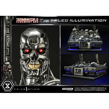 Prime 1 - Terminator 2 Judgment Day - T800 Endoskeleton Deluxe Version Estatua 1/3
