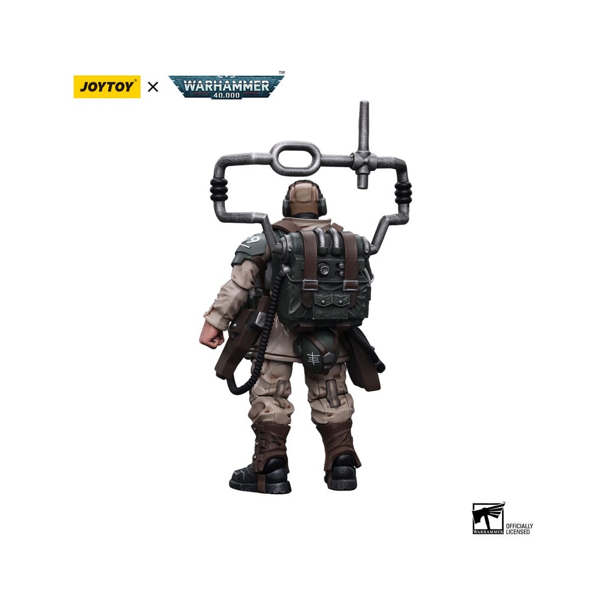JoyToy Space Marines - Astra Militarum - Astra Militarum Cadian Command Squad Veteran with Master Vox 1/18 - Warhammer 40K