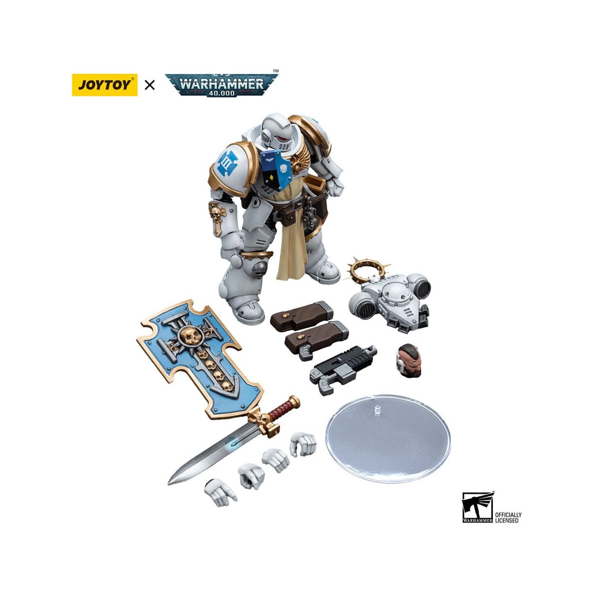 JoyToy Marines Espaciales - Cónsules Blancos - Bladeguard Veterano 1/18 - Warhammer 40K