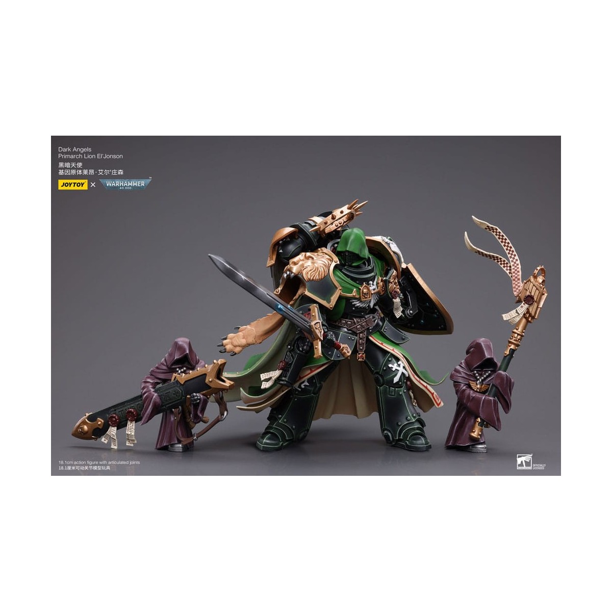 JoyToy Marines Espaciales - Ángeles Oscuros - Primarca León El' Jonson 1/18 - Warhammer 40K