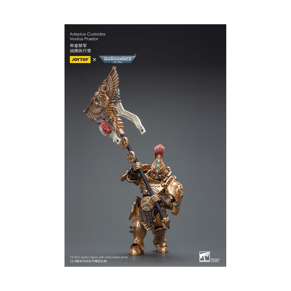 JoyToy Marines Espaciales - Adeptus Custodes Vexilus Praetor 1/18