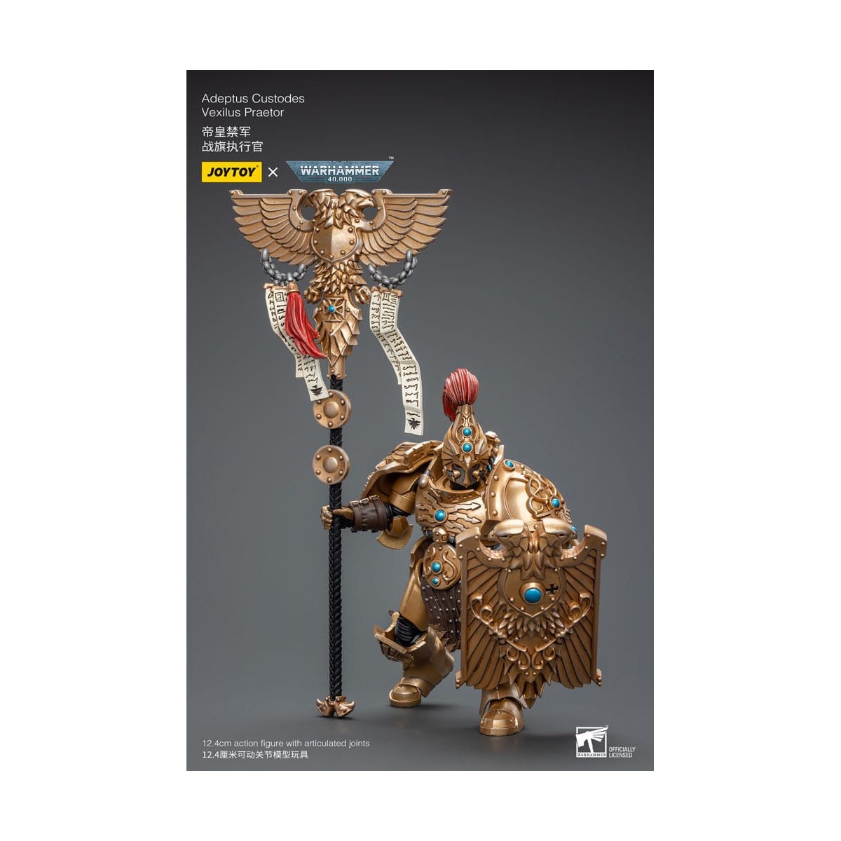 JoyToy Marines Espaciales - Adeptus Custodes Vexilus Praetor 1/18